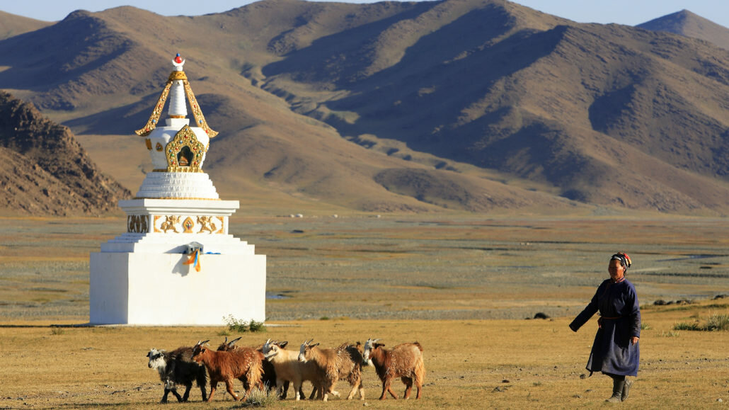 nomade en mongolie